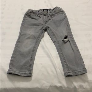 Hudson toddler boys 2t grey skinny  jeans